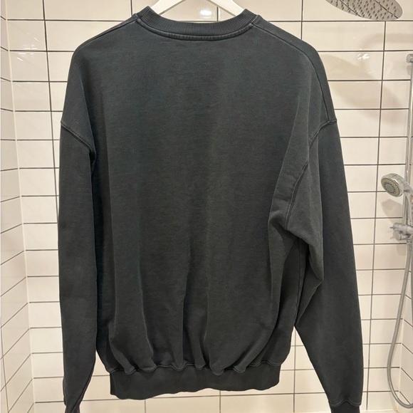 Black Crewneck Faded Wash Size Medium - Picture 3 of 4